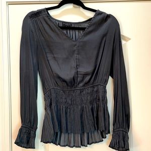 Current Air black blouse.  Size S